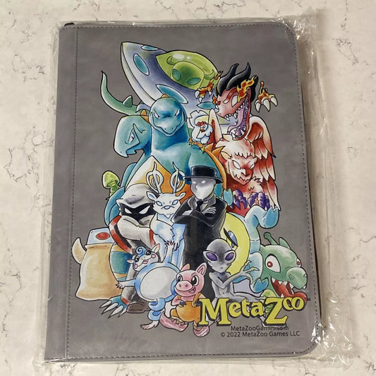MetaZoo TCG: 9 Pocket ZipFolio Binder - UFO Gray