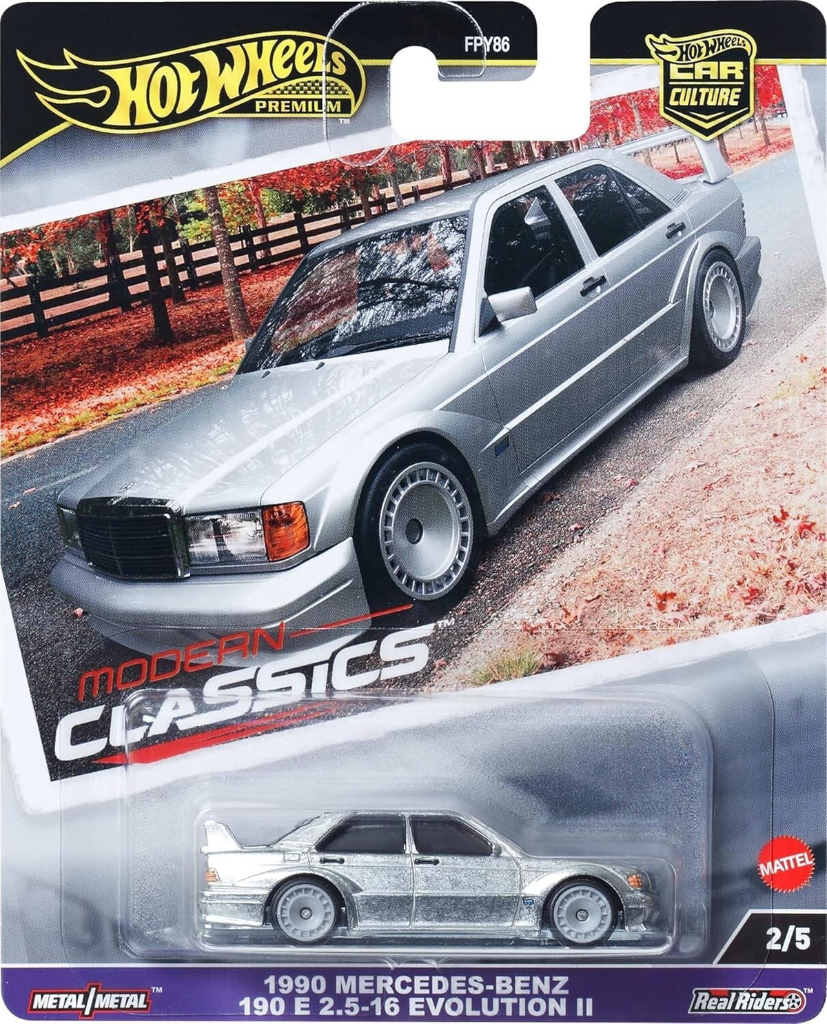 Hot Wheels: Car Culture 2024 Mix 5 - 1990 Mercedes - Benz 190E 2.5 - 1.6