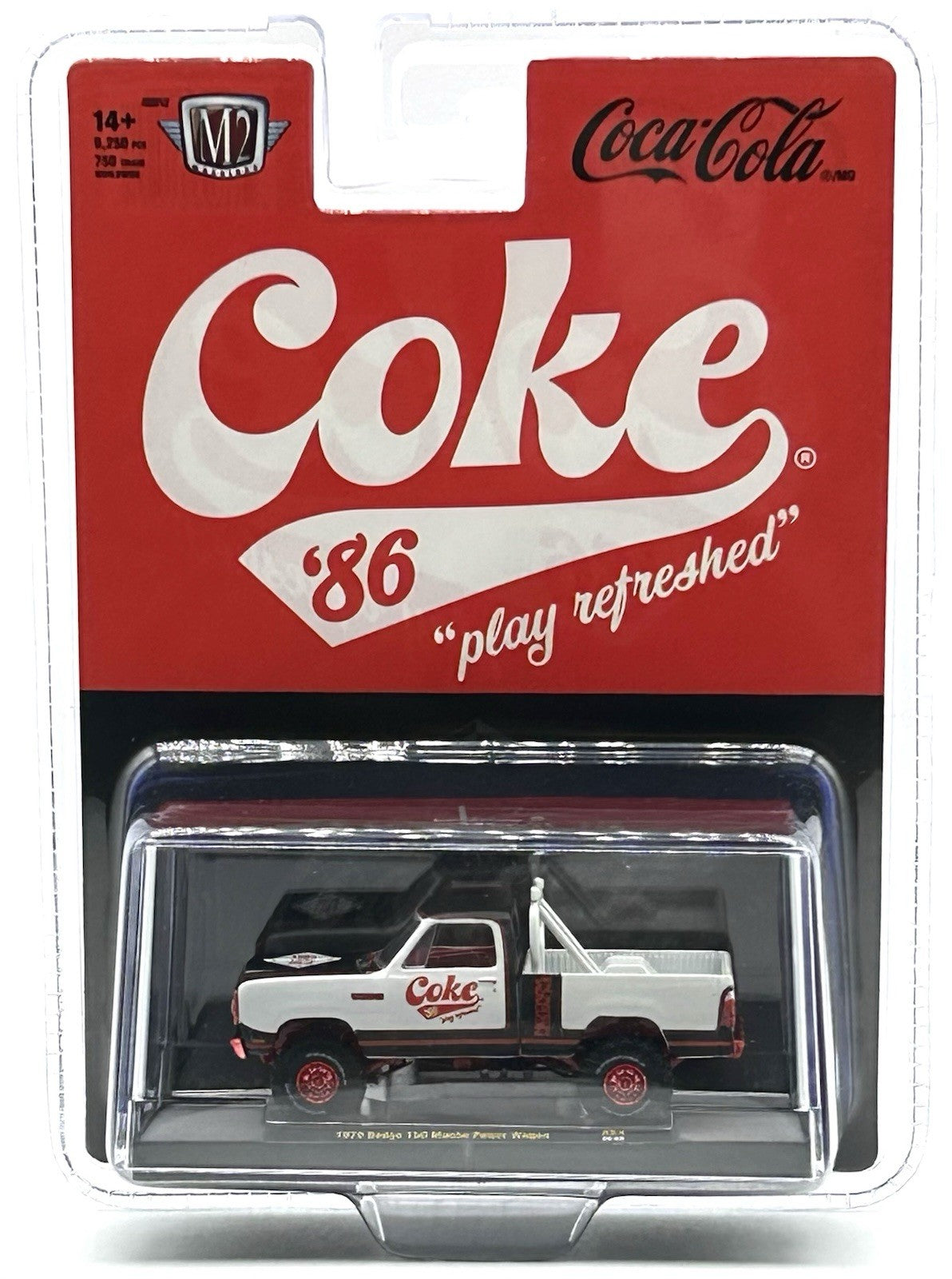M2 Machines: Coca - Cola 1979 Dodge 150 Macho Power Wagon