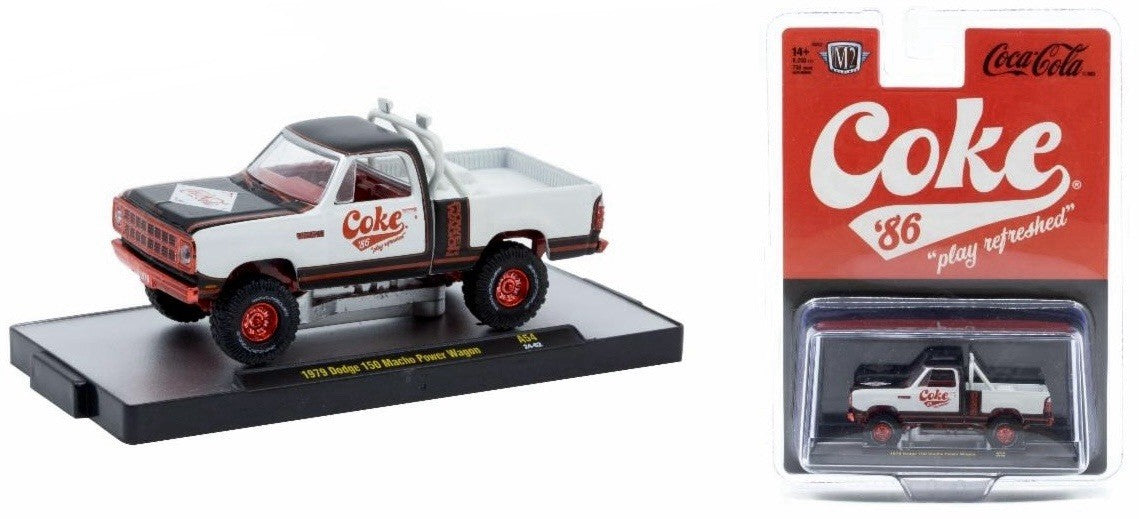 M2 Machines: Coca - Cola 1979 Dodge 150 Macho Power Wagon