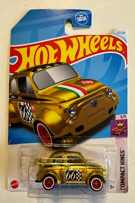 Hot Wheels Compact Kings '60s Fiat 500D Modificado Super Treasure Hunt