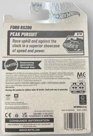 Hot Wheels Ford RS200 Super Treasure Hunt
