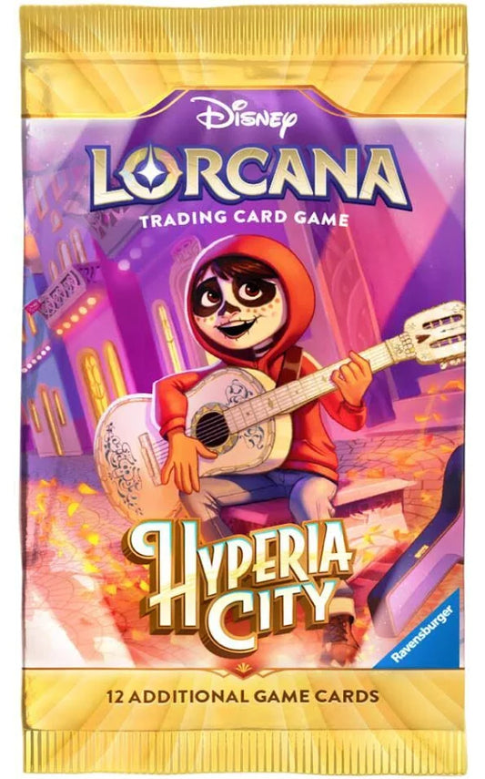 Disney Lorcana: Hyperia City Booster Pack (4 Pack Limit Max)