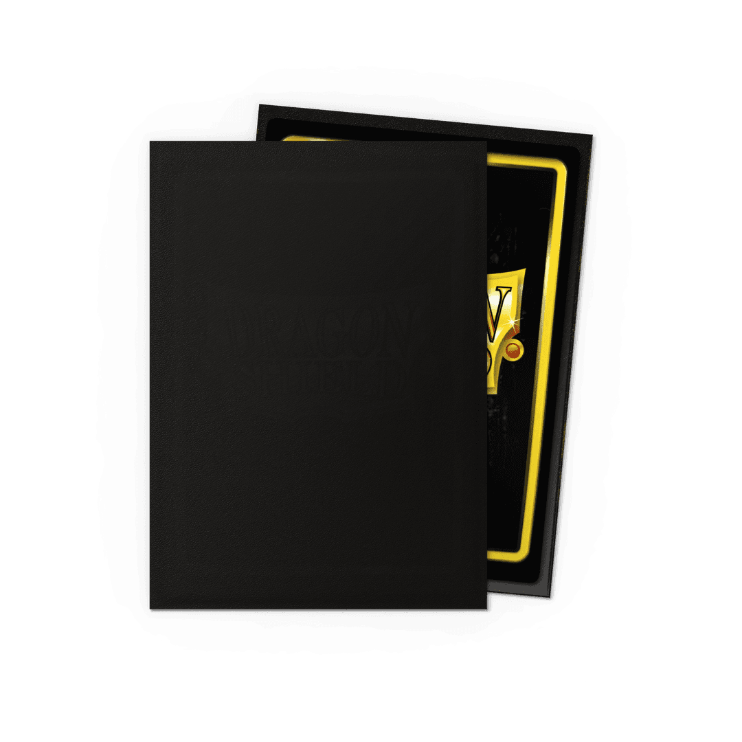 Dragon Shield Sleeves: Standard - Matte Jet (100 ct.)