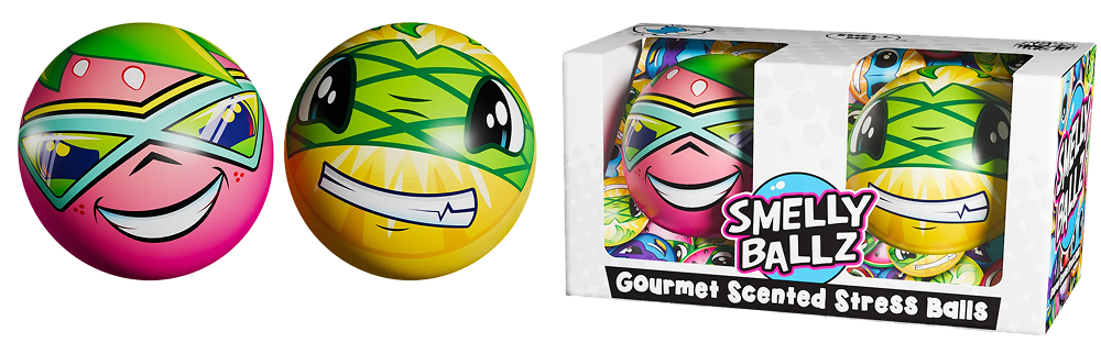 Scentco: Smelly Ballz Fruit Heroes 2-Pack