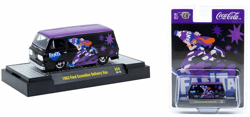 M2 Machines Fanta - 1963 Ford Econoline Delivery
